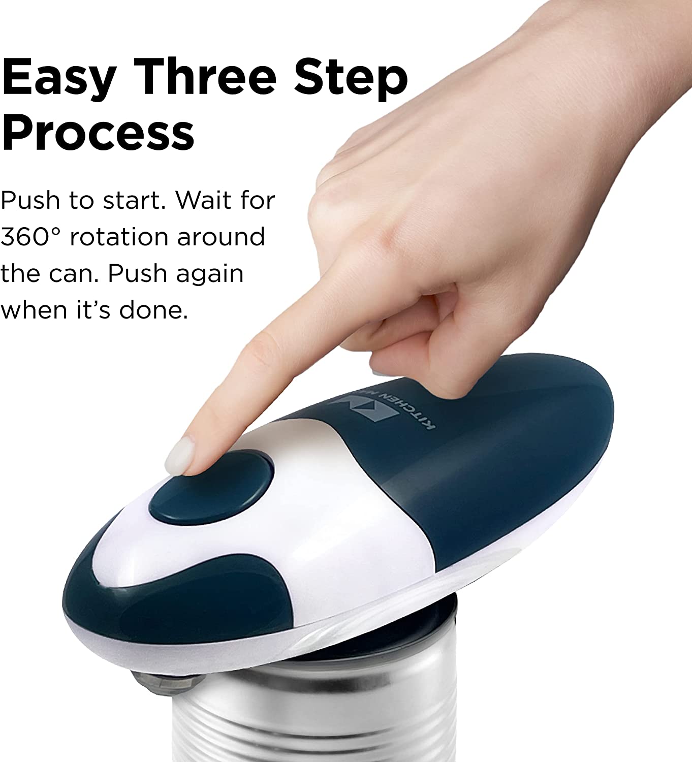 Kitchen Mama Auto 2.0 Electric Can Opener, Navy Blue photo 3