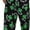 Get Lucky, variant on Fun Boxer Mens Pajama Pants St.Patrick Green Lounge Pants, Get Lucky, Size: XLarge