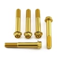thumbnail image 4 of Aluminum Flanged Hex Head Bolt M10x(1.25mm)x65mm Race Spec Etched Pack x5, 4 of 6