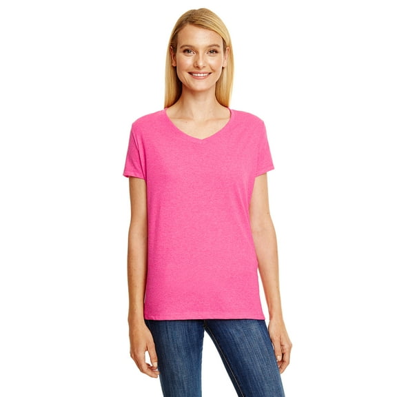 Hanes Ladies' X-Temp Triblend V-Neck T-Shirt - 42VT