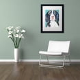 thumbnail image 3 of Trademark Fine Art "Dodger" Canvas Art by Pat Saunders-White, White Matte, Black Frame, 3 of 4