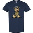 thumbnail image 3 of Inktastic Little Gent Yorkie T-Shirt, 3 of 5