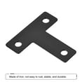 thumbnail image 5 of Uxcell T Shape Bracket, 40x40mm Iron Spray Paint with Screws Black 12Pack, 5 of 6