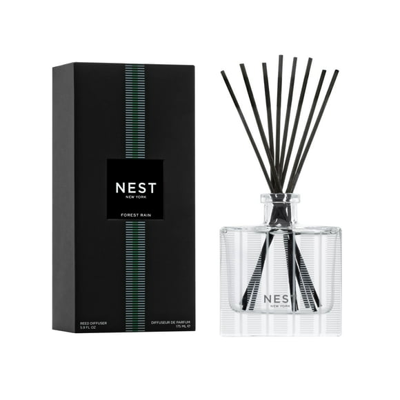 Difusor Reed NEST New York Forest Rain de 175 ml con 8 barras