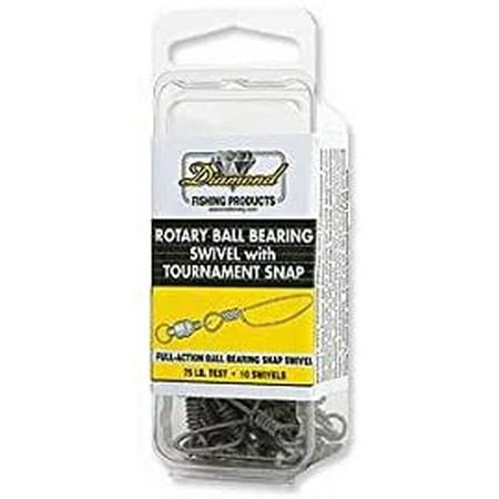 

Hi-Liner Diamond Rotary Ball Bearing Tournament Snap Swivels 500