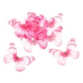 thumbnail image 2 of 10 adornos de de espalda plana de mariposa de gasa para hacer joyas y pendientes DIY Rosado Jinwen Chiffon Flatback Embellishment, 2 of 8
