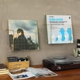thumbnail image 2 of Modern Metal Wire Wall Mounted Vinyl Records Storage Racks Hanging LP Record Holders Floating Album Cover Display Shelves Set of (Brass), 2 of 7