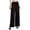 A22 Black, variant on Wide Leg Pants for Women High Waisted Drawstring Dressy Casual Fashion Bottoms Long Length Flowy Formal Evening Wear Loose Fit Trousers