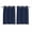 Blue, variant on Solid Brown Kitchen Curtains 84 Inch Length, Vintage Minimalism Abstract Denim Pattern Grommet Top Bedroom Living Room Curtains, Light Filtering Cafe Curtain Drapes 2 Panels Set 104''x84''