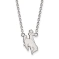 thumbnail image 1 of Wyoming Large (3/4 Inch) Pendant w/ Necklace (10k White Gold), 1 of 5