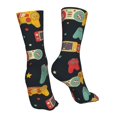 thumbnail image 7 of Salouo Retro Video Game Pattern Fun Novelty Crew Socks,Casual Athletic Socks Neutral Socks, 7 of 7