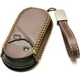 thumbnail image 2 of Vitodeco Genuine Leather Smart Key Fob Cover Compatible with Mini Countryman S ALL4, Countryman SE ALL4, Cooper 2 Door, Cooper S 4 Door, Convertible (4 Buttons, Brown), 2 of 5