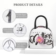 thumbnail image 4 of Fotbe Happy Mother's Day (3) Pattern Lunch Bag, Insulated Lunch Box, Small Leakproof Cooler Food Lunch Containers Reusable High Capacity Lunch Tote Bags for Work, Travel, Outdoor, 4 of 6