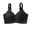 Black, variant on Womens Wireless Seamless Bras Deep V No Underwire Push Up Bras Supportive Full Coverage Bralettes Plunge T Shirt Bra