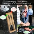 thumbnail image 6 of 164ft Long Range Smart Wireless Meat Thermometer, 2 Probes with Bluetooth for The Oven, Grill, Kitchen, BBQ, Smoker, Sous Vide, Rotisserie, 6 of 6