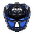 thumbnail image 3 of Almencla Boxing Headgear Face Guard Full Face Protection for Muay Thai Sanda Sparring blue L, 3 of 8