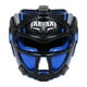 thumbnail image 3 of Casco de boxeo, protección para la frente y los oídos, parrilla facial extraíble, protección facial completa engrosada, cubierta facial para entrenamiento azul m, 3 of 8