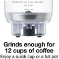 Proctor Silex Sound Shield Electric Coffee Grinder for Quiet Grinding, Stainless Steel Blades