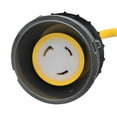 thumbnail image 3 of Parkworld 60301Y Shore Power Adapter Cord Marine 50A 125V SS1-50P Male to RV Twist Lock L5-30R 30A 125V Female (Yellow, 1.5FT), 3 of 4