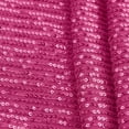 thumbnail image 6 of ZHYou Womens One Shoulder Sequin Cocktail Dresses Glittery Shimmering Elegant Party Dress Ruched Waist Knot Detail Bodycon Fit,Hot Pink,M, 6 of 6