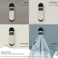 thumbnail image 6 of Amerock Unison Contemporary Single Prong Matte Black/Satin Nickel Wall Hook, 6 of 9