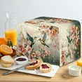 thumbnail image 4 of Xixirimido Hummingbird Cherry Blossom Print Toaster Covers Quilted Toaster Covers with Drawstring Bread Maker Cover Kitchen Small Appliance Covers Kitchen Accessories, for 2 Slice, 4 of 7