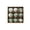 A003- Green, variant on Christmas Tree Ornaments Ice Blue Glitter Floral Baubles 9 Pack Shatterproof Balls for Seasonal Home and Holiday Scene Arrangements