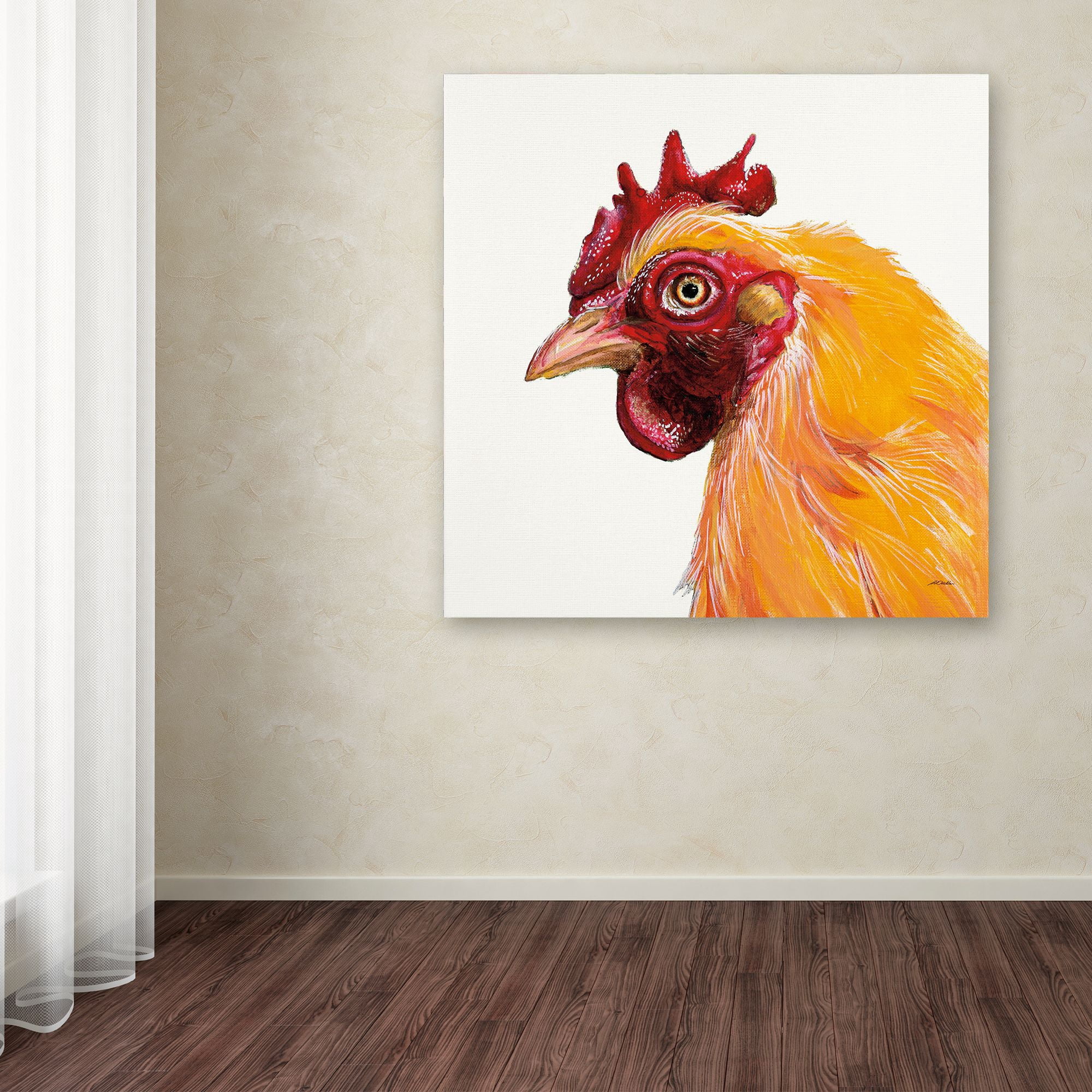 Trademark Fine Art 'Her Hilda Crop on White' Canvas Art by Patsy Ducklow