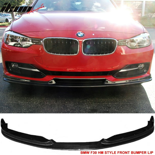 Fits 1215 BMW F30 3Series 4Dr HM Style Front Bumper Lip Carbon Fiber CF