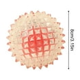 thumbnail image 2 of Dog Pet Glow Toy Ball - Durable Elastic Spiky Ball for Medium to Large Dogs, Chew Toy with Light - Pet Supplies, Interactive Play, Teeth Cleaning (Yellow), 2 of 4