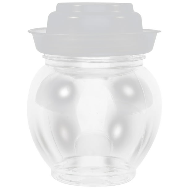 Tarro transparente para encurtidos de verduras, con tapa hermética para la cocina.
