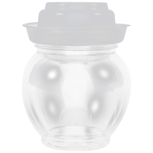 Tarro transparente para encurtidos de verduras, con tapa hermética para la cocina.