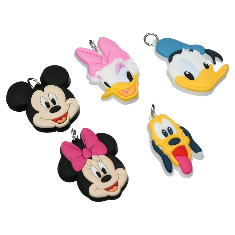 Minnie Mouse Character Pink Rubber Key Chain