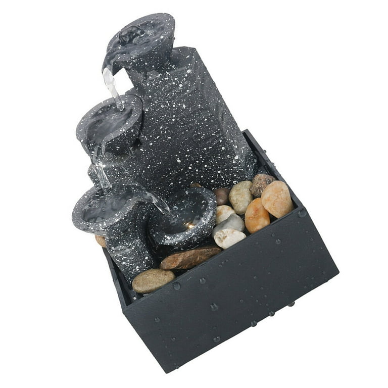 Fountain Water Artificial Mini Waterfall Battery Powered