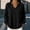 Black, variant on Lumistal Womens Sweatshirt Long Sleeve V Neck Lace Loose Fit Fall Pullover Tops Sweatshirts for Women Trendy Lightweight Tunic Top Spring Fall Outfits Brown M