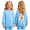 Sky Blue, variant on Leey-World Kids Halloween Sweatshir Ghost Cute Crewneck Kids Tops Girls Halloween Shirt Long Sleeve Festival Pullover Sweatshirt
