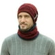thumbnail image 1 of Sonducket 1 juego de pañuelos para el cuello, colores surtidos, polainas para el cuello, bufanda para cubrir la cara para niños adultos Sombreros XBG Vino Tinto, 1 of 6