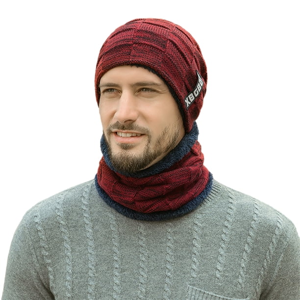 Sonducket 1 juego de pañuelos para el cuello, colores surtidos, polainas para el cuello, bufanda para cubrir la cara para niños adultos Sombreros XBG Vino Tinto