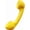 Yellow, variant on Retro Bluetooth Handset with Bluetooth 5.0, Wireless ,Radiation-Proof Comfortable Design for Clear Calls on Smartphones, Tablets and Laptops