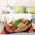 thumbnail image 4 of ramen anti-pilling, suave, ligera, esponjosa y acogedora de lujo para hogar y cocina – Perfecta para niños y adultos,50X70cm, 4 of 6