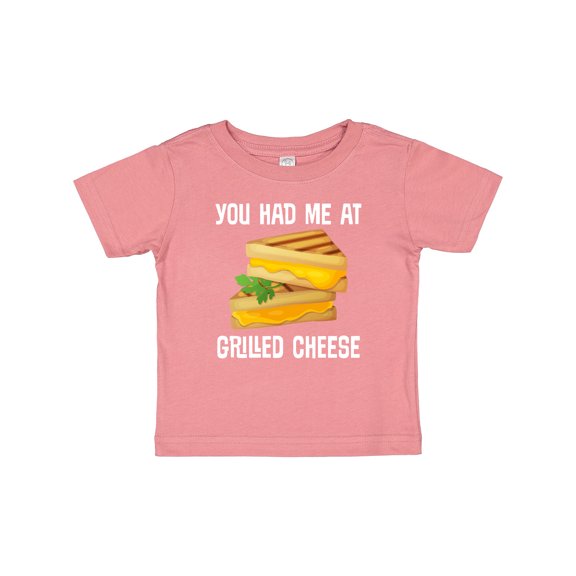 Inktastic You Had Me at Grilled Cheese Sandwich Boys or Girls Baby T-Shirt