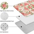thumbnail image 5 of Pioneer Flower Floral Print Pattern Bathroom Rugs Sets 3 Piece,Toilet Cover Set,Absorbent Non Slip Bathroom Mats Sets with U-Shaped Contour Rug Toilet Rug Set, 5 of 5