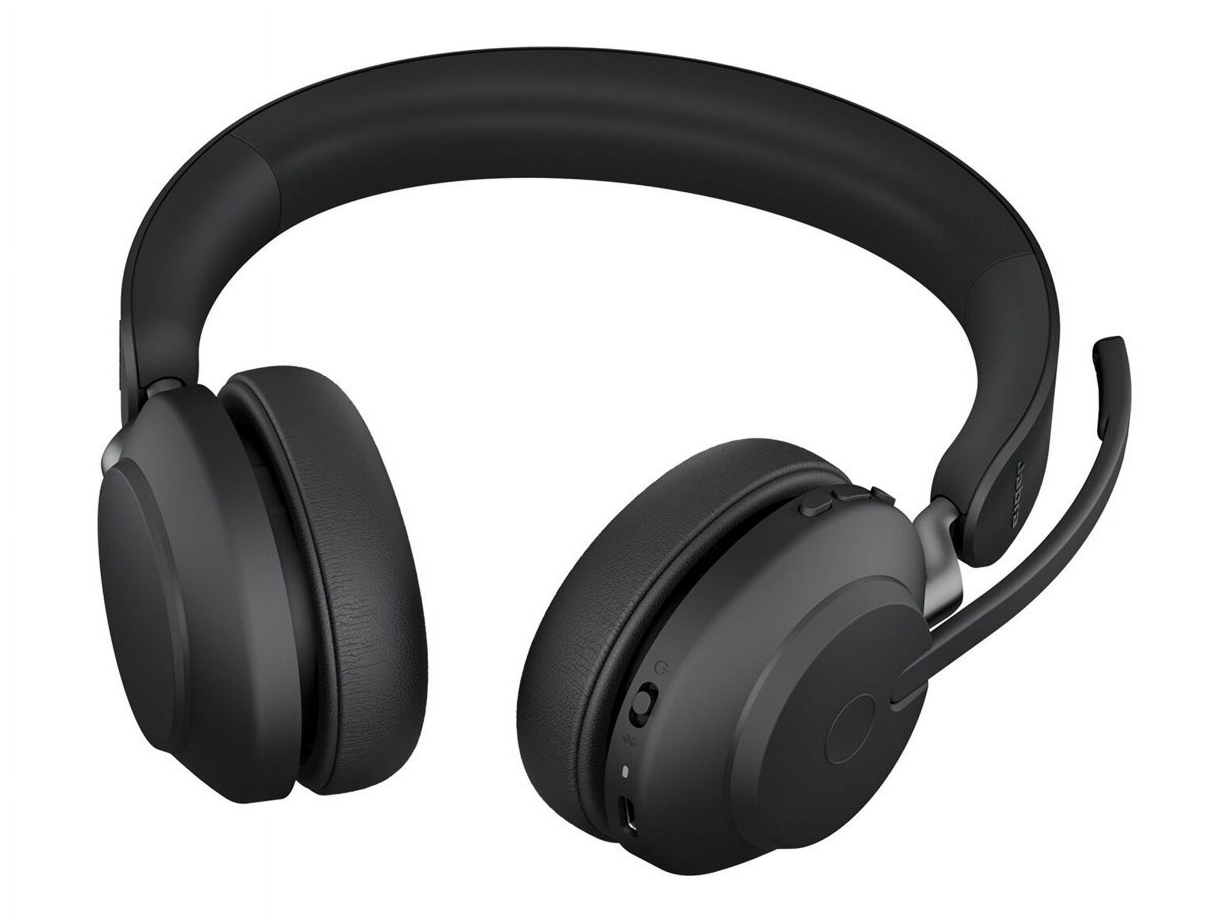 Jabra Evolve2 65 Mono Wireless On-Ear Headset (Microsoft Teams, USB Type-A, Black) - image 5 of 6