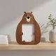 thumbnail image 2 of predolo Marco de Fotos de Madera con Forma de Criatura Creativo y Adorable Portarretratos de Sobremesa de Animalitos Estilo Nórdico para Niños, 2 of 10
