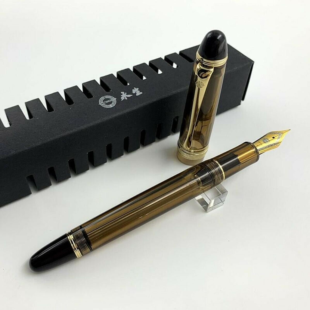 1 x Fountain Pen Golden Clip EF/M Nib Office/Business/Writing/Students/Calligraphy/Collectibles