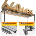 thumbnail image 6 of REIBII Heavy Duty Metal Shelving 6-Tier,55.5"W x 83"H Adjustable Wire Rack,3840lbs Large Capacity for Garage Storage, 6 of 10