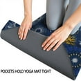 thumbnail image 3 of Blue Sun Moon Star Pattern Hot Yoga Mat Towel Non Slip for Hot Yoga - Quick-Drying Yoga Mat Cover with 4 Corner Pockets with Travel Bag - Hot Yoga Towel Non Slip Grip Moisture Wicking Sweat 70"x26", 3 of 6