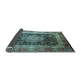 thumbnail image 2 of Ahgly Company Indoor Round Persian Light Blue Traditional Area Rugs, 5' Round, 2 of 4