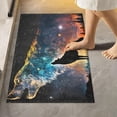 thumbnail image 2 of Dreamtimes Bathroom Rug Mats Howling Wolf Night Print, Bath Mats for Bathroom Non-Slip Super Soft Absorbent Microfiber Bath Rugs, Bathroom Rugs for Bathroom Floor, Tub and Shower, 24"x16", 2 of 4