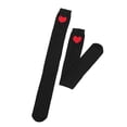 thumbnail image 3 of Xfvqtps Womens Thigh High Socks Over Knee Love Embroidery Long Tube Personality Comfortable Breathable Soft Elastic Warm Winter Socks Black-01, 3 of 4